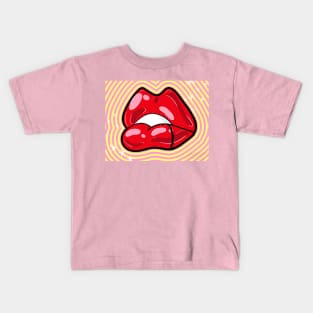 Trippy Lips Kids T-Shirt